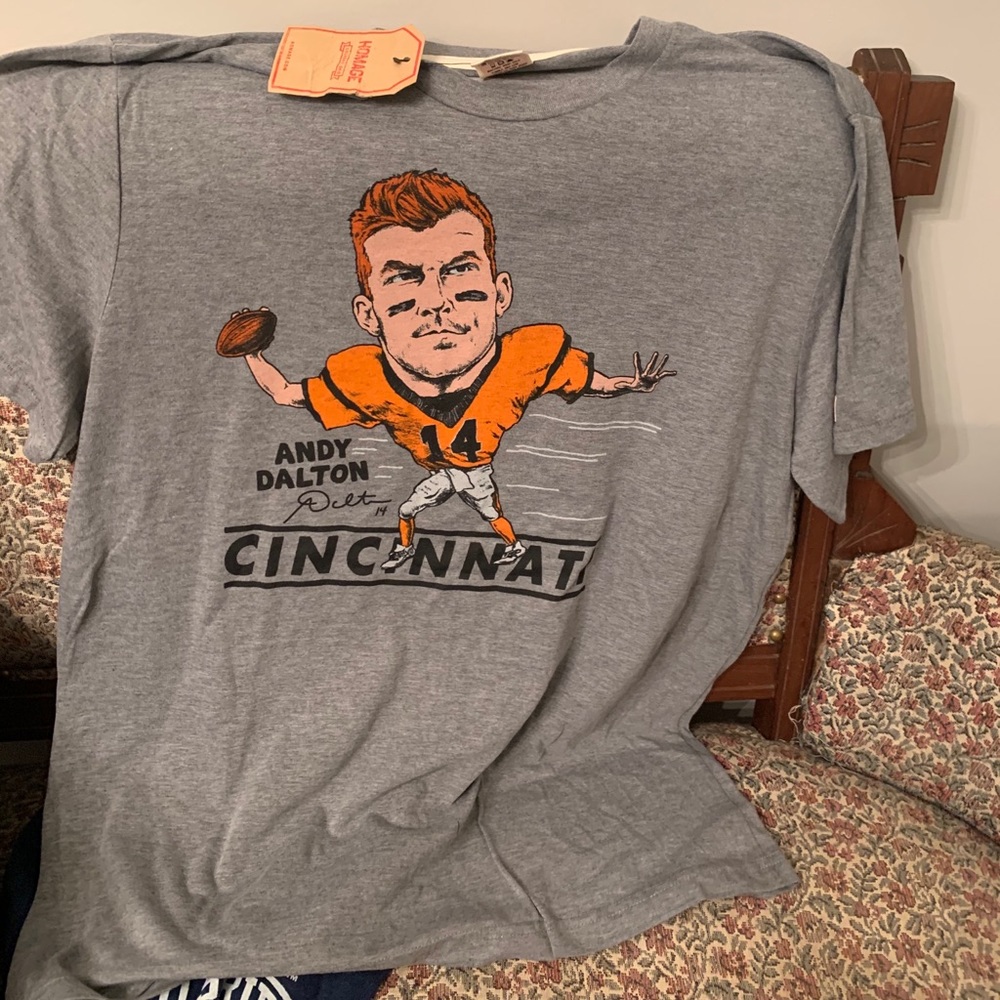 Homage Andy Dalton Cincy shirt NWT